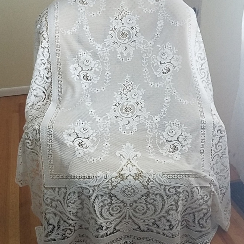 Lace curtains